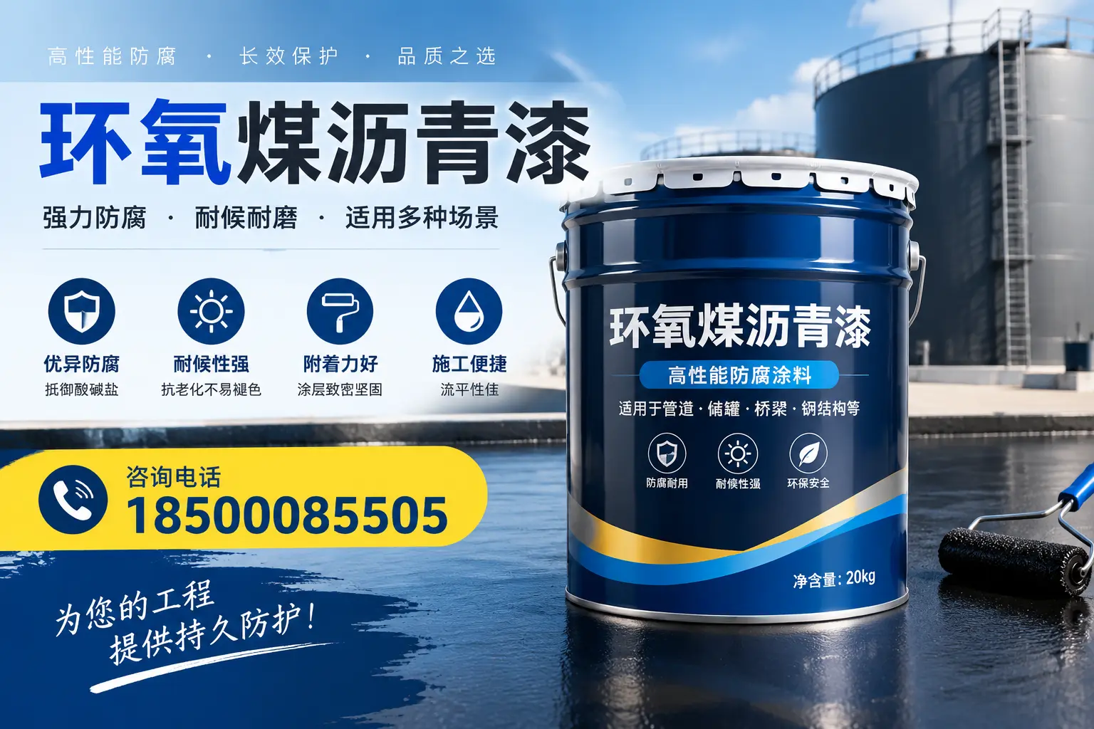 环氧煤沥青漆的配方解析,影响保定涂料品质的因素